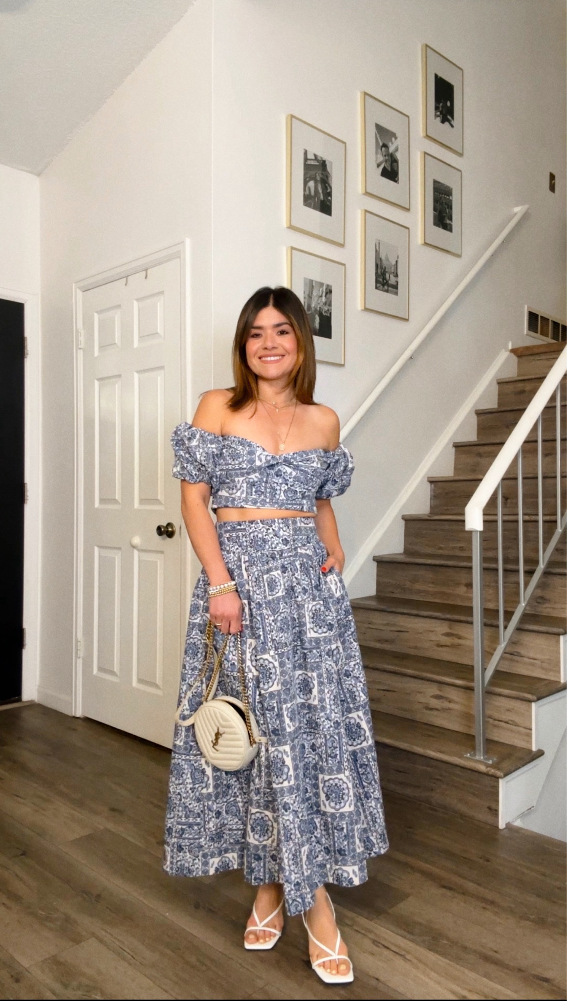 Completely obsessed with this Set! It’s so chic and fun! Love the print so much! 
Take 20% off right now! The top is only $30! 👏🏼👏🏼👏🏼
Top and skirt size xs

#LTKFindsUnder100 #LTKSaleAlert #LTKShoeCrush