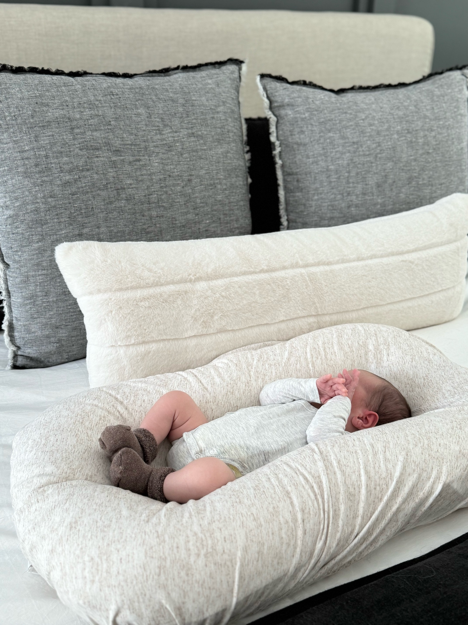 Neutral bedding // bedroom // newborn 

#LTKsalealert #LTKbaby #LTKhome