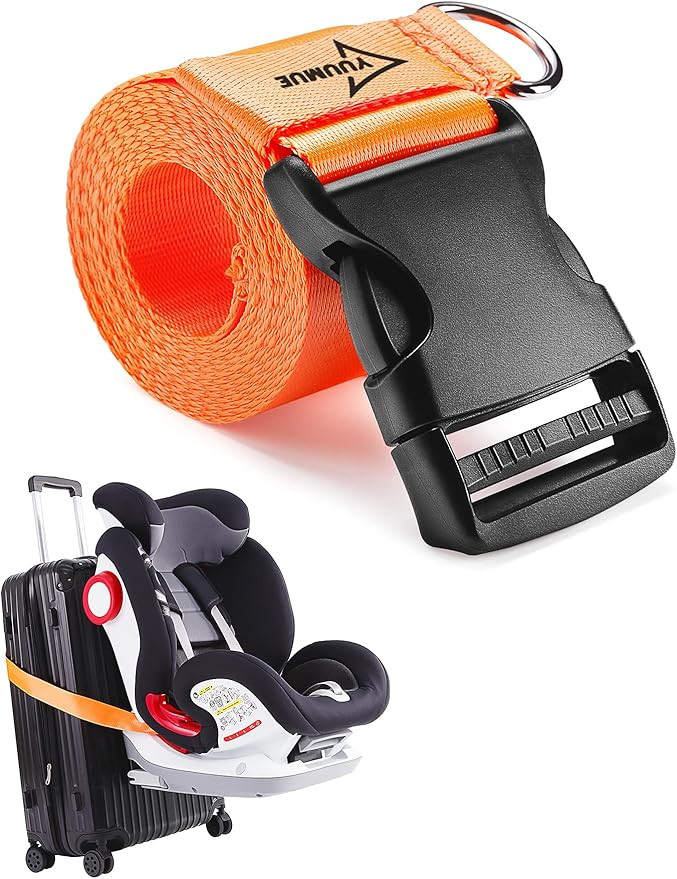 Car Seat Travel Belt, Adjustable car seat Travel Strap for Transport Kid Car Seat to Convert Car ... | Amazon (US)