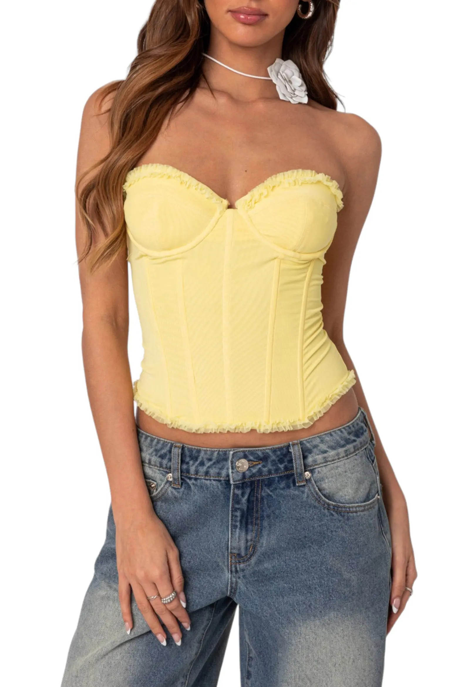 Deirdre Mesh Corset Top (Women) | Nordstrom | Nordstrom