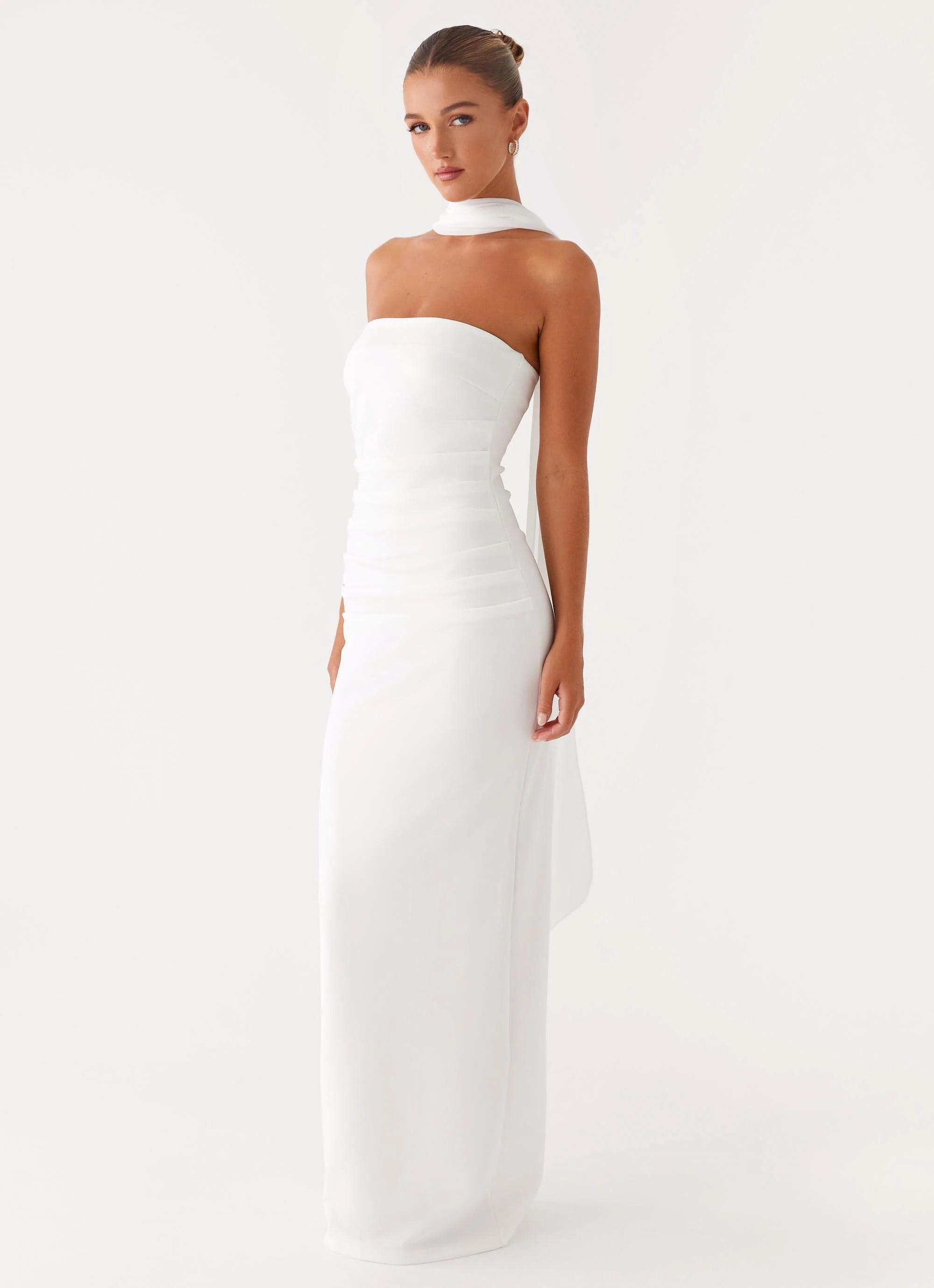Libra Maxi Dress - White | Peppermayo (Global)