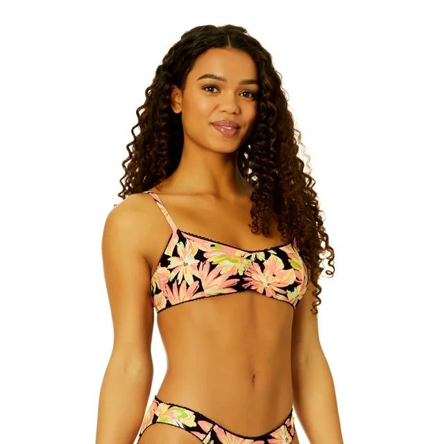 Celebrity Pink Juniors Floral Burst Bikini Top, Sizes S-2XL - Walmart.com | Walmart (US)