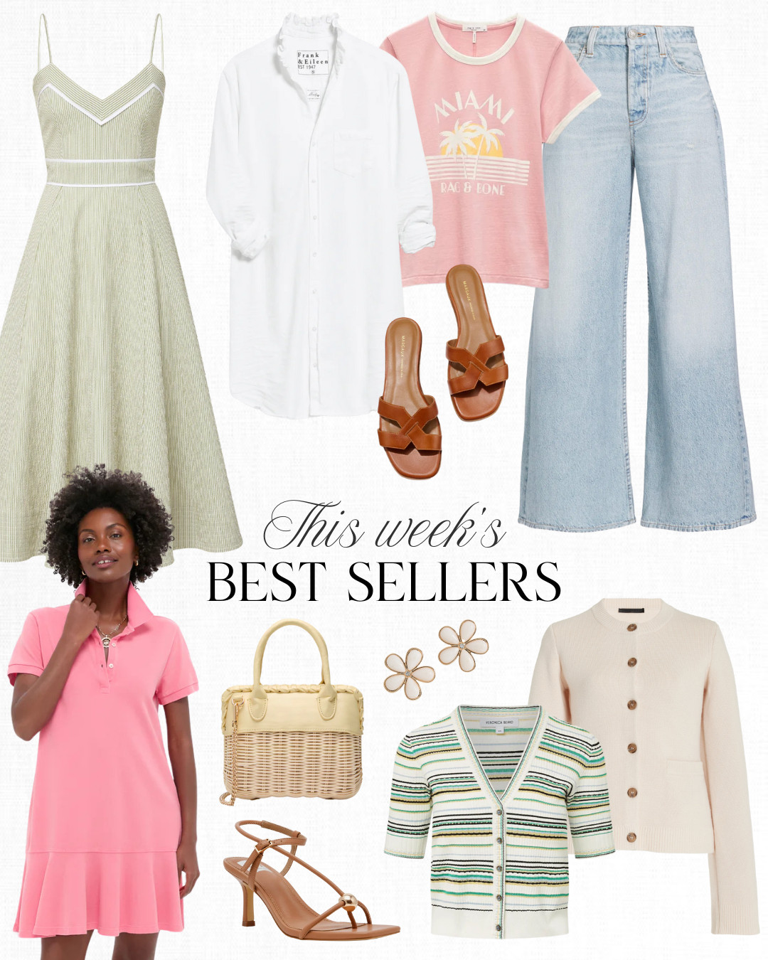 This Week's Best Sellers! So many amazing new arrivals for summer like this cool Miami graphic t-shirt or this "pretty in pink" polo dress. Not to mention, one of my favorite travel jeans which are going viral right now: the Rag & Bone Miramar jeans.

 

#LTKOver40 #LTKSeasonal #LTKSummerEdit