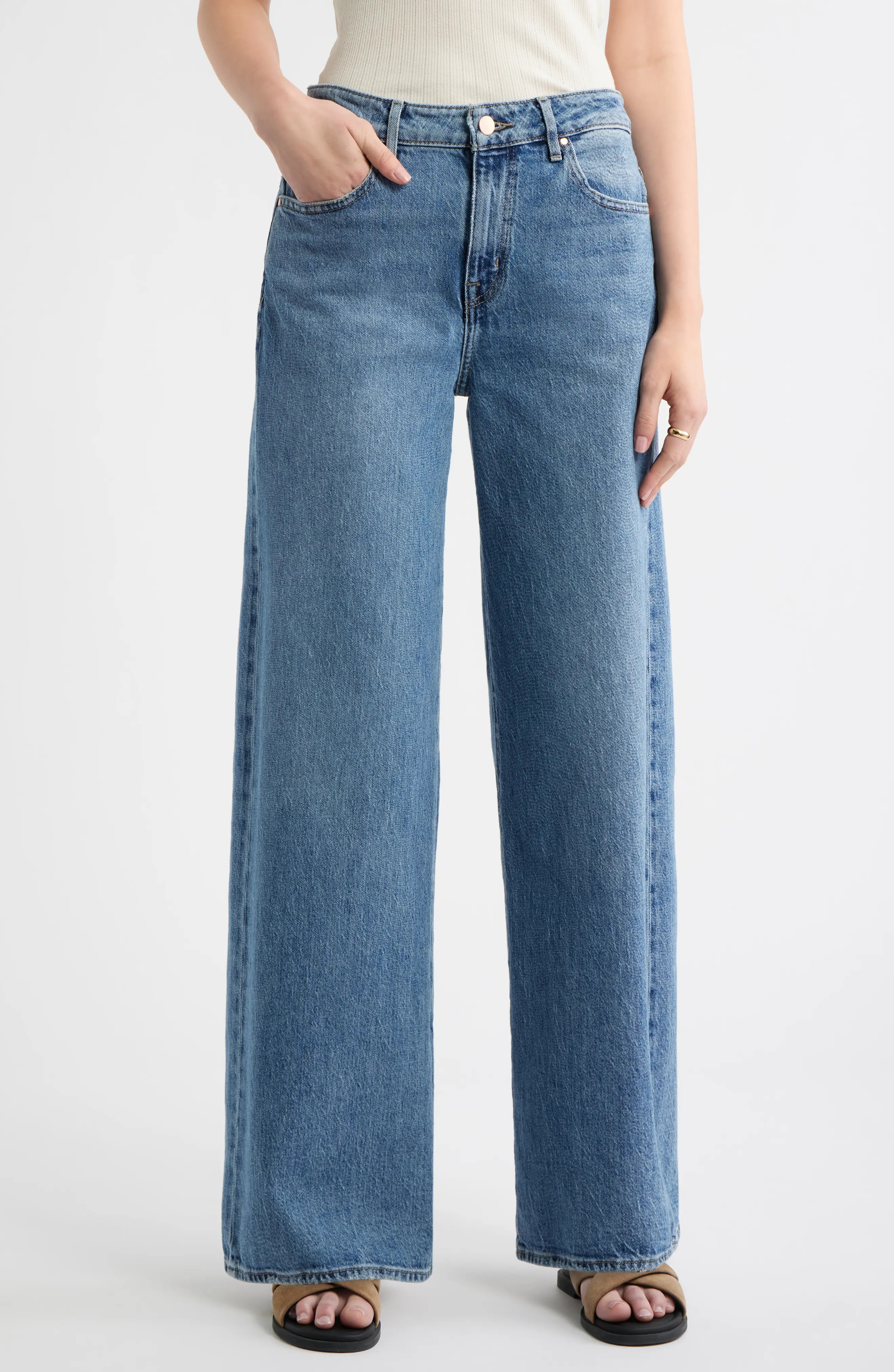 High Waist Wide Leg Jeans (Women) | Nordstrom | Nordstrom