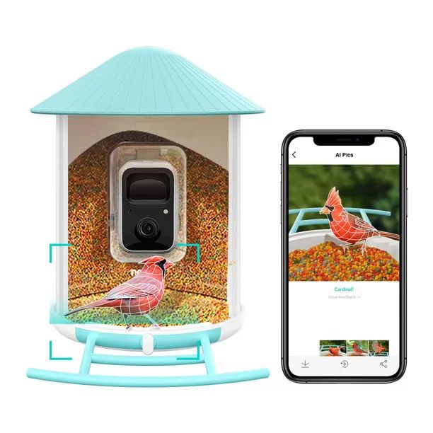 Bird Feeder Camera Outdoor Netvue Birdfy Smart Bird Feeder for Bird Watching, Capture Images/vide... | Walmart (US)