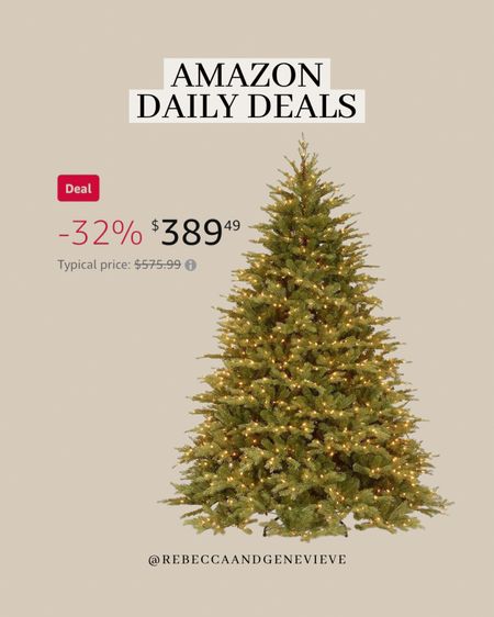 A great deal in this 7.5 ft Christmas tree! Pre-lit, durable and beautiful!
-
Christmas decor. Holiday decor. Amazon finds. Amazon deals. 

#LTKHoliday #LTKhome #LTKsalealert