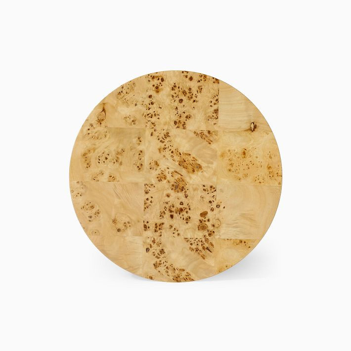 Volume Round Side Table (16.5") - Burl | West Elm (US)