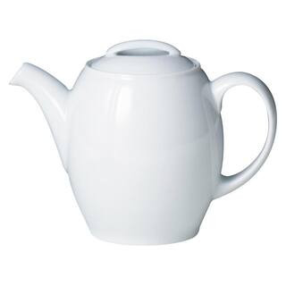 White 8-Cup Porcelain Teapot | The Home Depot