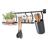 iDesign Austin Kitchen Wall Organizer, Holds Spices, Utensils | Amazon (US)