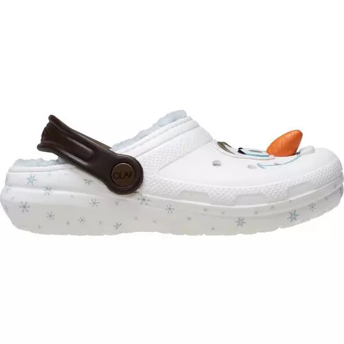 Toddler Girls' Crocs Classic Olaf Fuzz-Lined Clogs | Scheels Sports