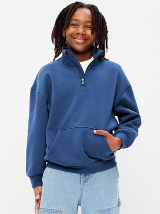 Favorite Fleece Oversized Quarter-Zip for Boys | Old Navy (US)