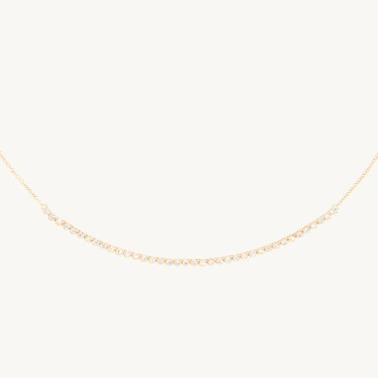 One O'Clock Demi Tennis Necklace | Catbird