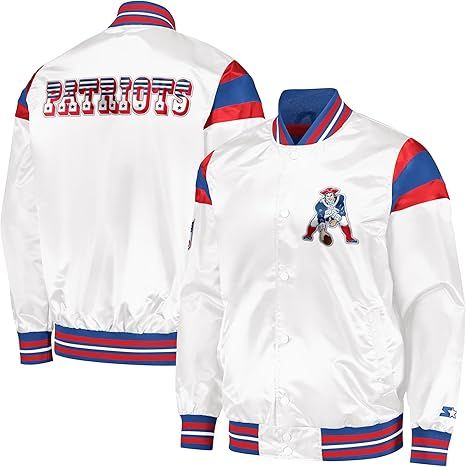 Starter Men's NFL Vintage Satin Full-Snap Varsity Jacket | Amazon (US)