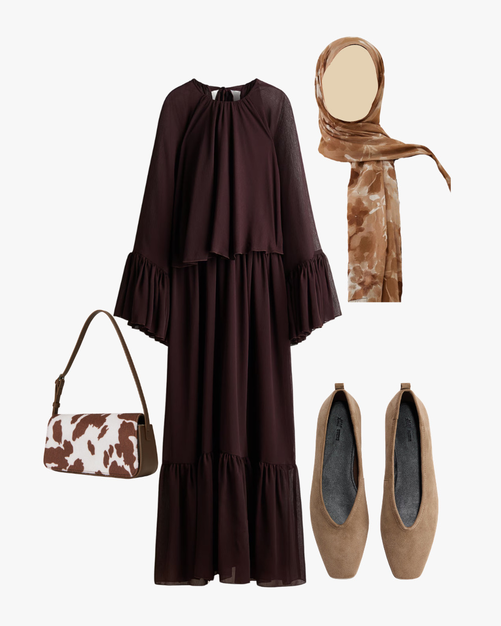 eid outfits check, modest eid outfits inspo, modest hijab style, brown maxi dress, hijabi style inspo 

 #LTKootd #LTKSeasonal