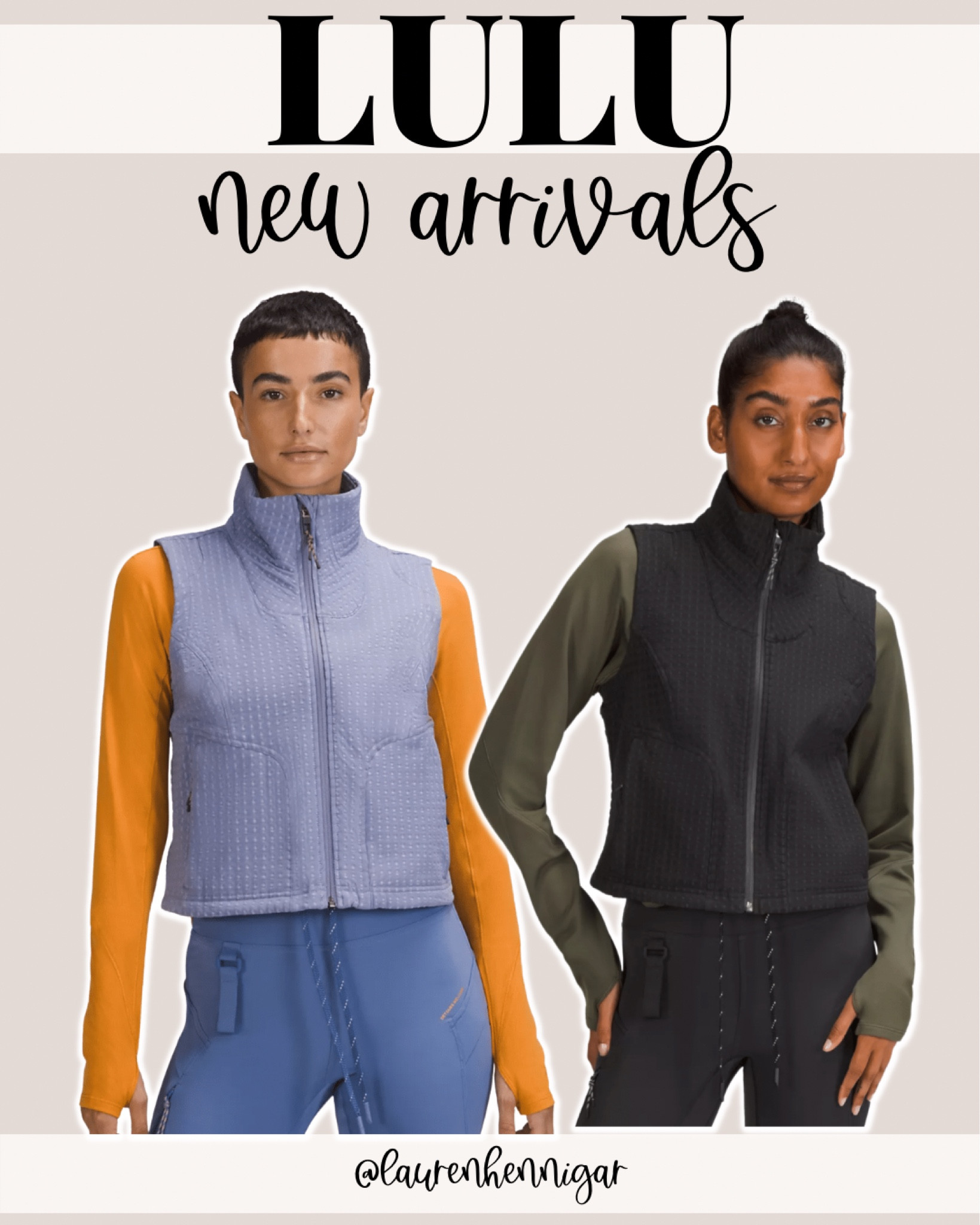 new lulu vests!! #athleisure #activewear #lulu #lululemon 

#LTKfit #LTKstyletip #LTKtravel
