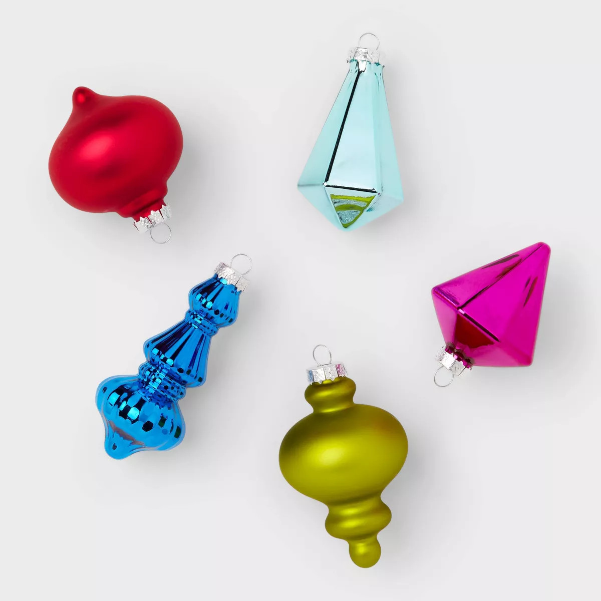 14pc Glass Differentiated Christmas Tree Ornament Set - Wondershop™ | Target