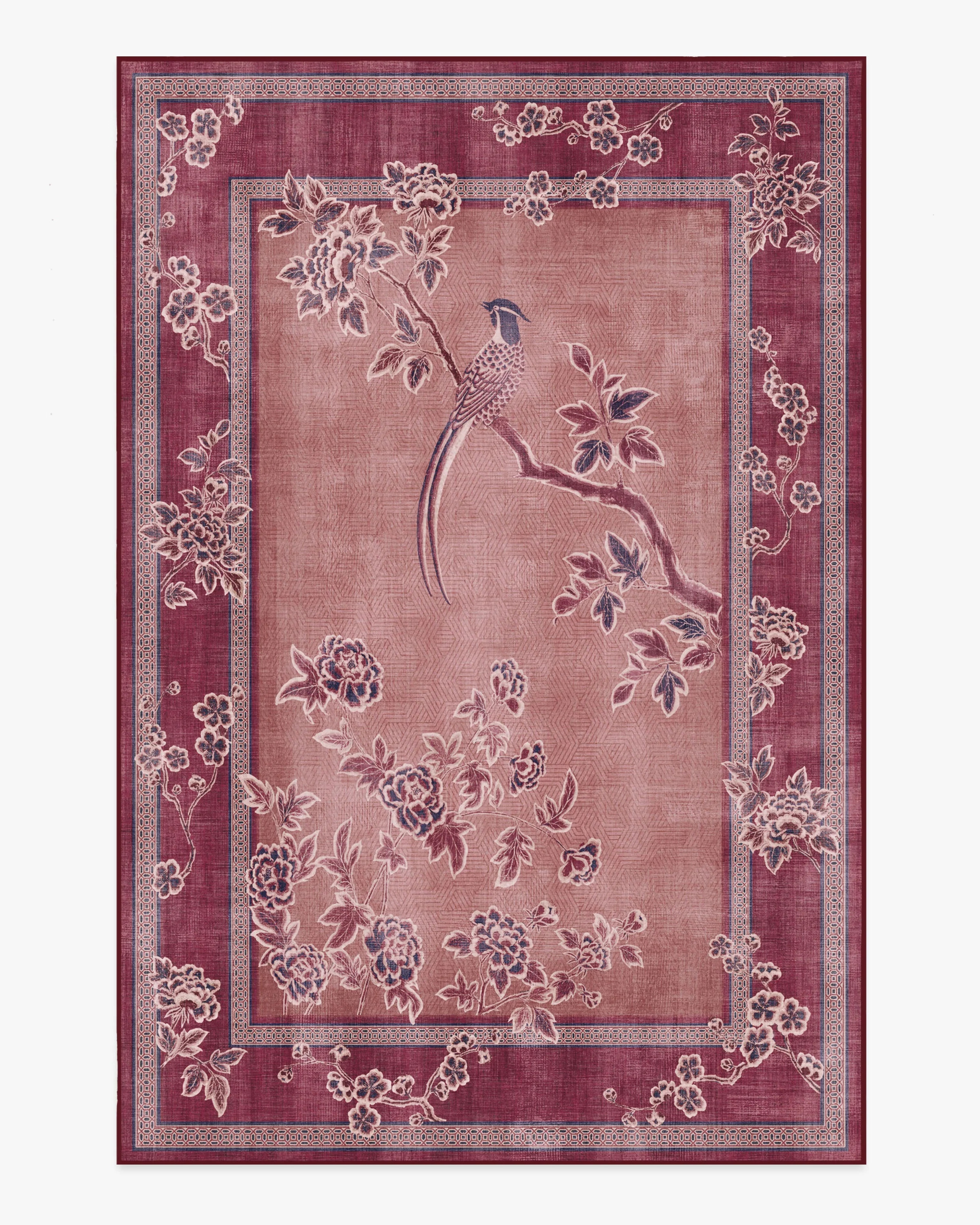 Draper Burgundy Rug | Ruggable