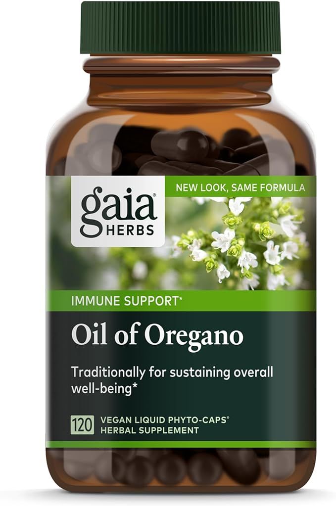 Gaia Herbs, Oil of Oregano, Vegan Liquid Phyto Capsules - Immune and Intestinal Support Supplemen... | Amazon (US)