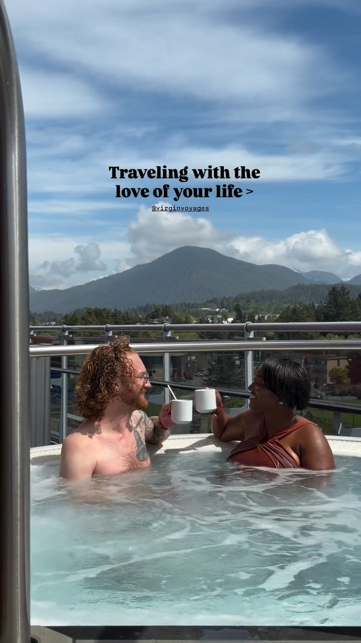 @virginvoyages  Traveling with the love of your life >