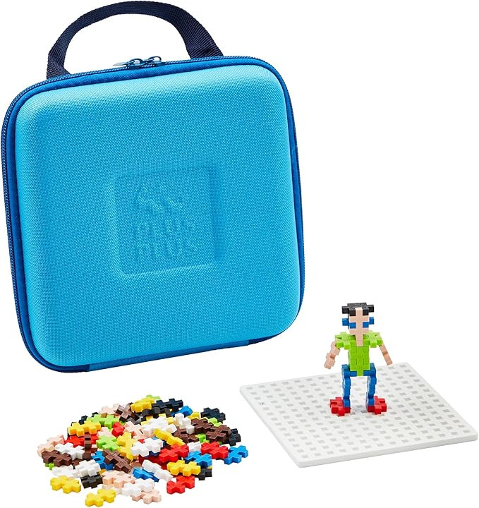 Plus Plus Building Set with Travel Case, 3D Open Ended Stem Toy for Kids, 100 Mini Interlocking P... | Amazon (US)