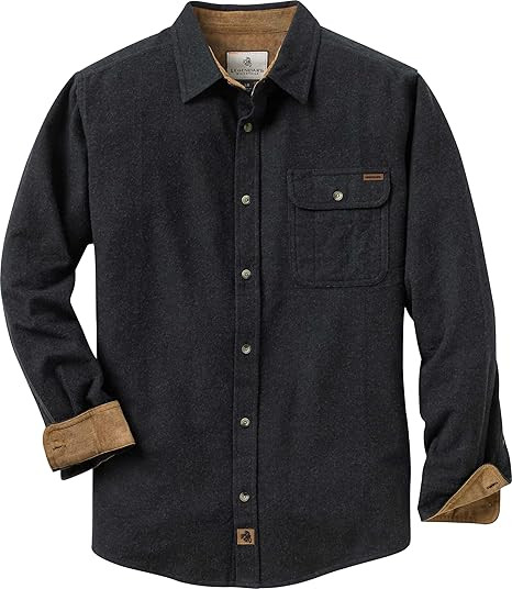 Legendary Whitetails Men's Buck Camp Flannel, Long Sleeve Plaid Button Down Casual Shirt, Corduro... | Amazon (US)
