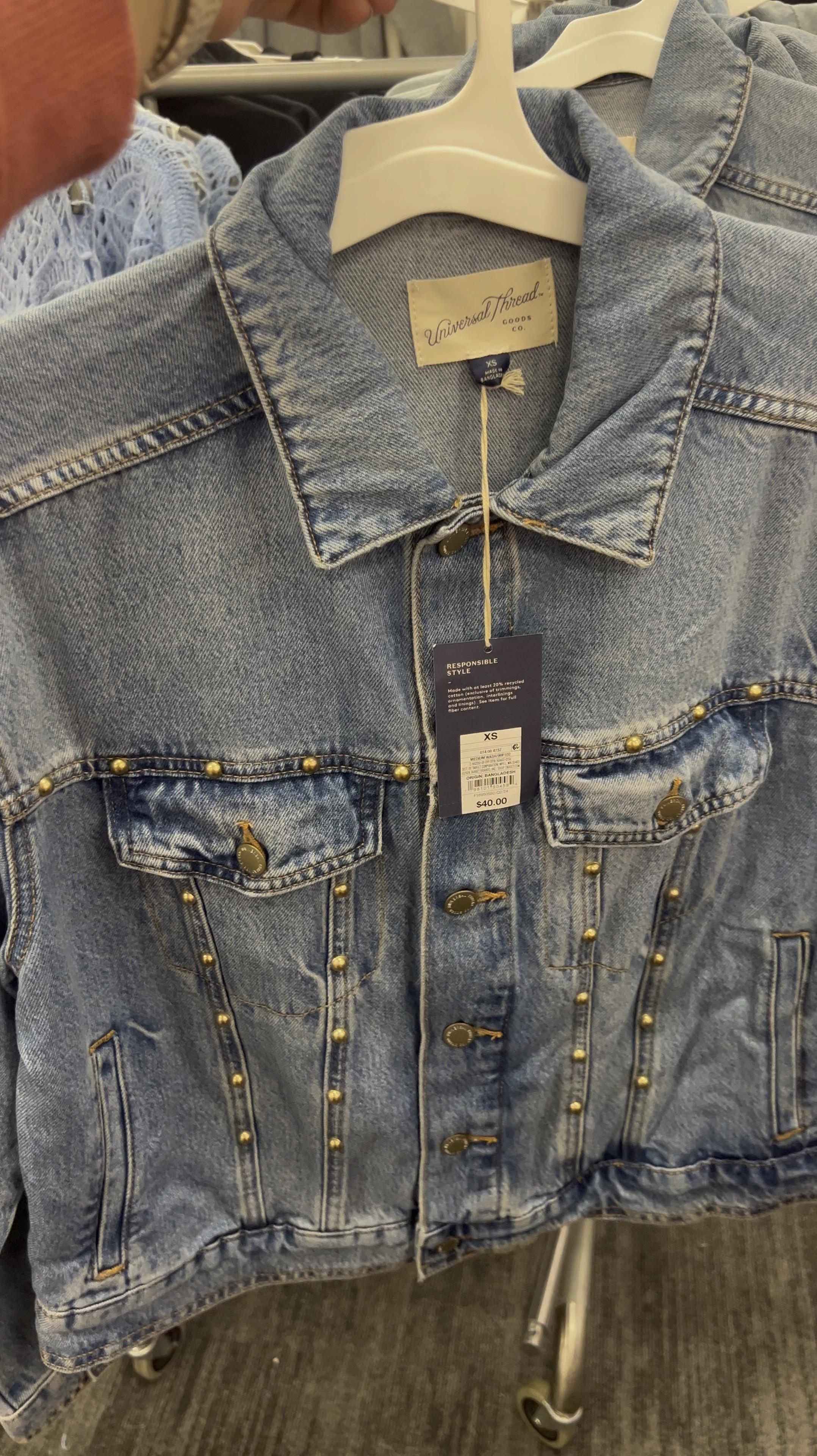 Target Daily Deals
Studded denim jacket 

#LTKSaleAlert