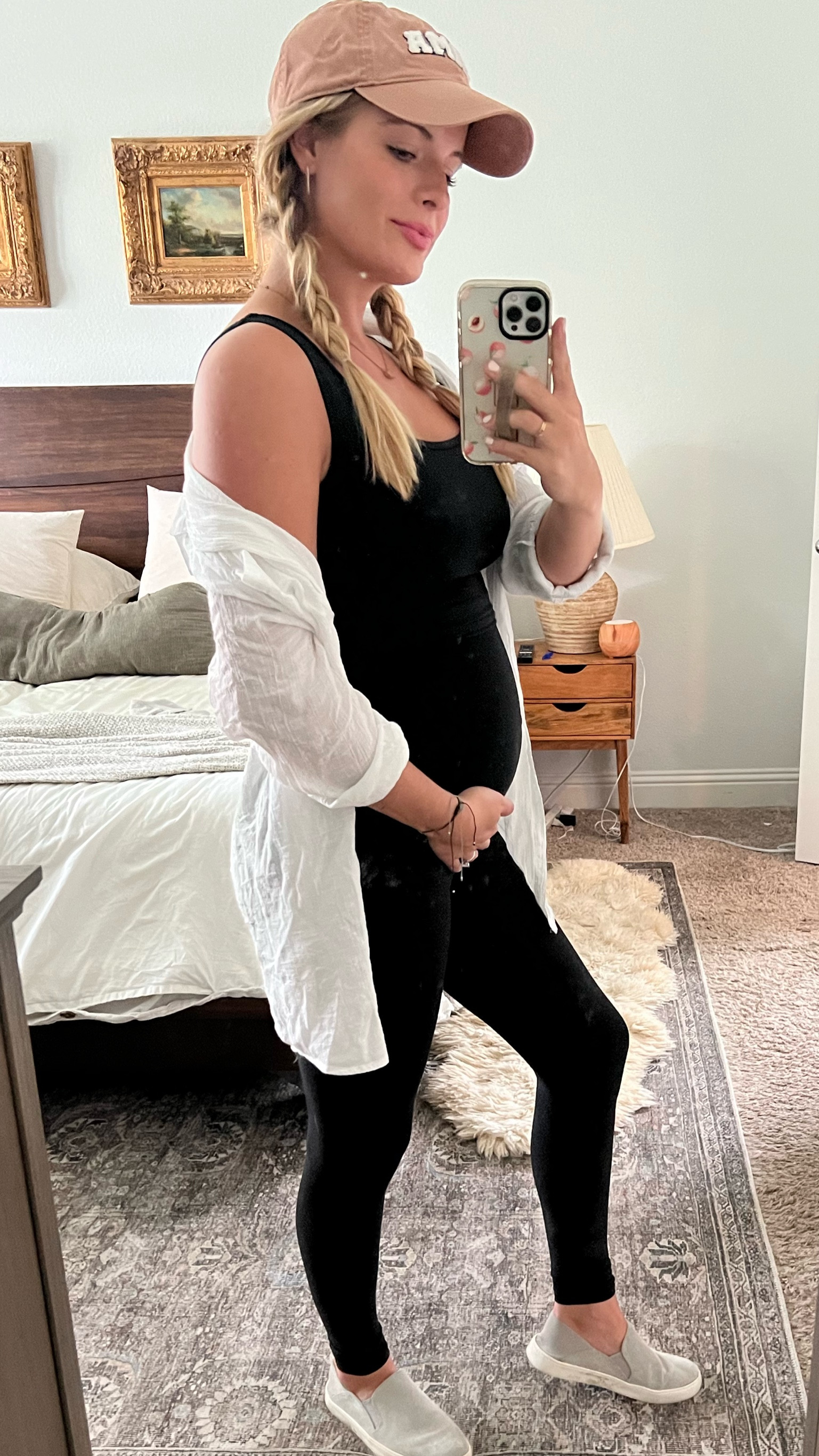 Comfy preggo outfit. Nursing bra in medium, maternity leggings in small 

#LTKbump #LTKstyletip