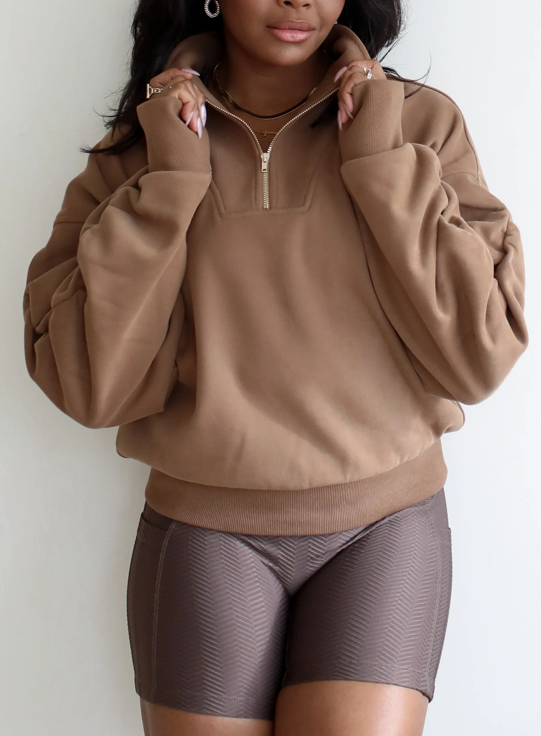 Scrunch Sleeve Sweatshirt 2.0 | Day1 Fitness