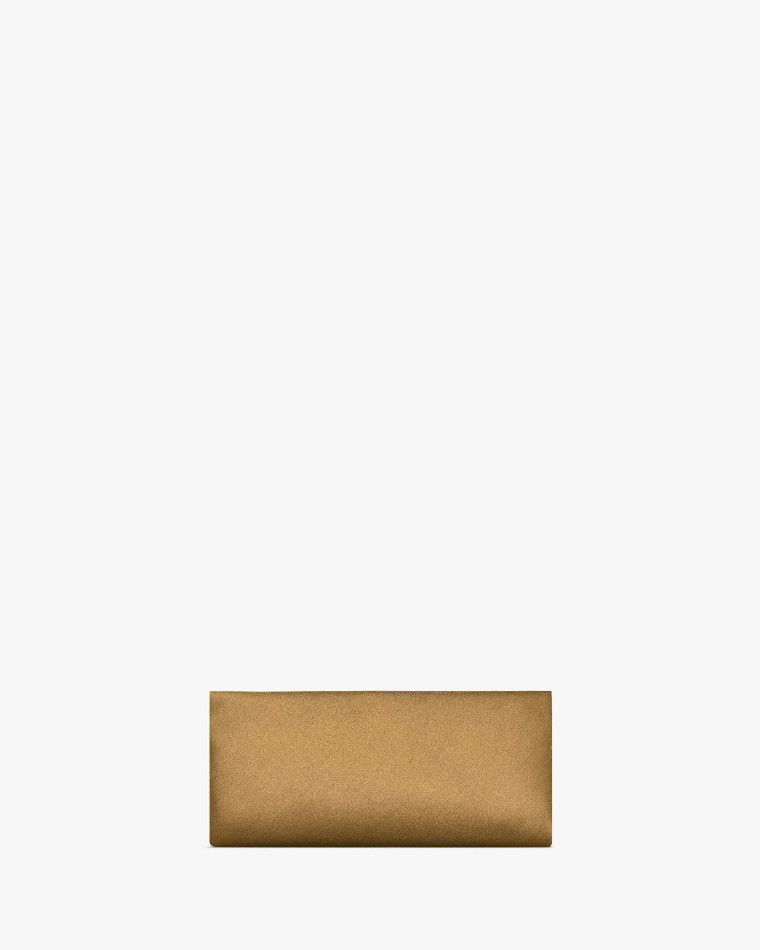 EVENING soft clutch in satin in Brown | Saint Laurent | YSL EN-US | Saint Laurent Inc. (Global)
