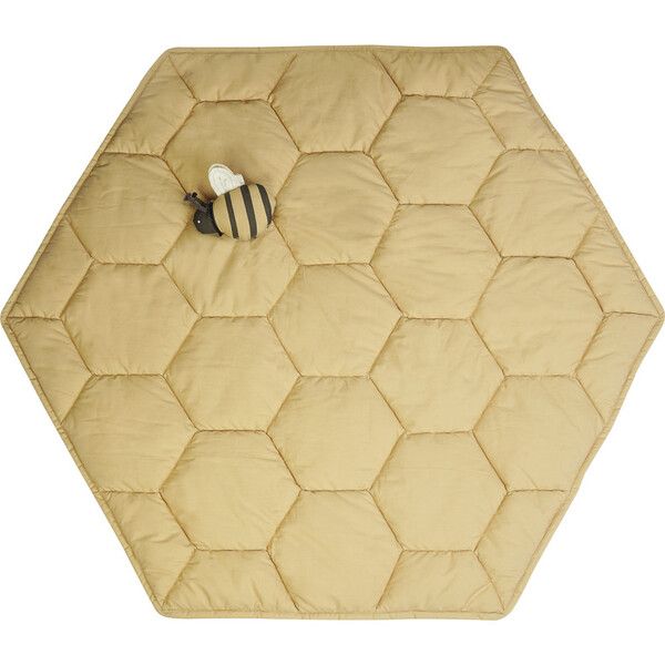 Playmat Honeycomb 3' 8" x 3' 8", Honey | Maisonette