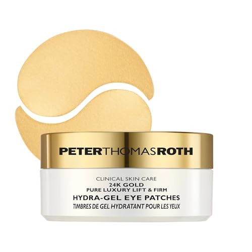 Peter Thomas Roth | 24K Gold Firming Hydra-Gel Eye Patches | Gold-Infused Eye Mask Patches for Fine Lines, Crow's Feet and Dark Circles | Amazon (US)