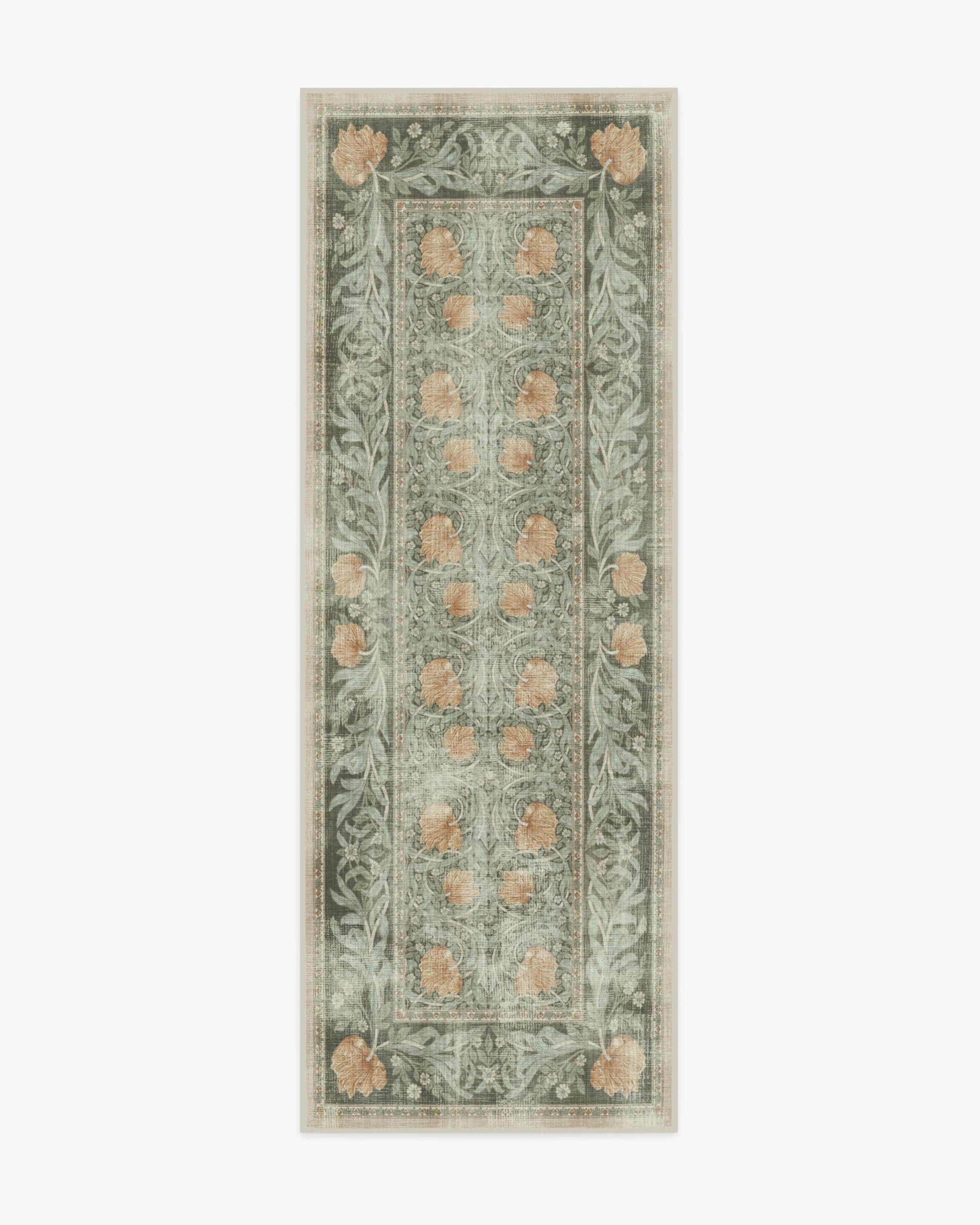 Morris & Co. Pimpernel Jade Rug | Ruggable US | Ruggable
