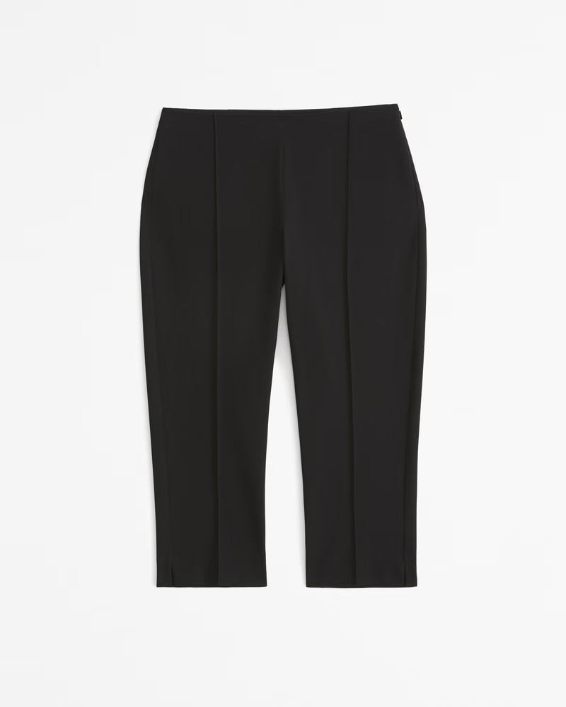 Low Rise Pintuck Capri Pant | Abercrombie & Fitch (US)