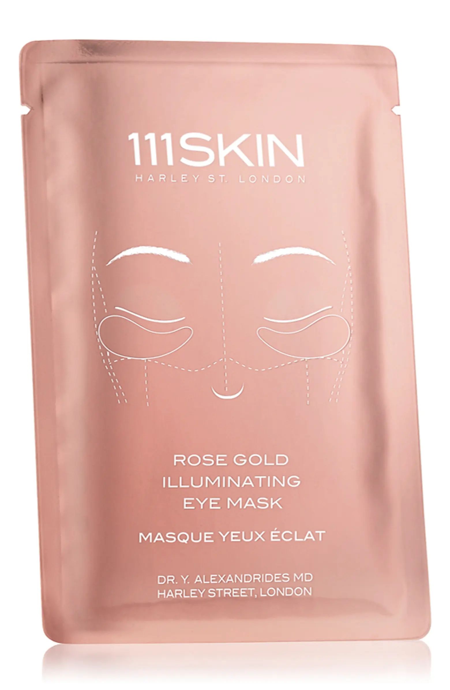 Rose Gold Illuminating 8-Piece Eye Mask Box | Nordstrom