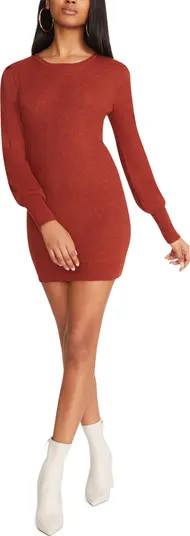 BB Dakota by Steve Madden You Got This Ribbed Long Sleeve Mini Sweater Dress | Nordstrom | Nordstrom