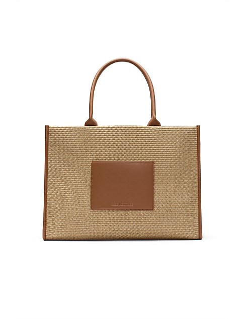 Seed Heritage Structured Straw Tote | David Jones | David Jones (Australia & New Zealand)