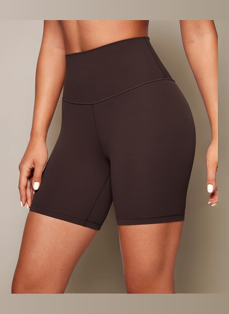 CRZ YOGA Womens Butterluxe Yoga Shorts - 2.5''/4''/6''/8'' High Waisted Workout Gym Leggings Runn... | Amazon (UK)