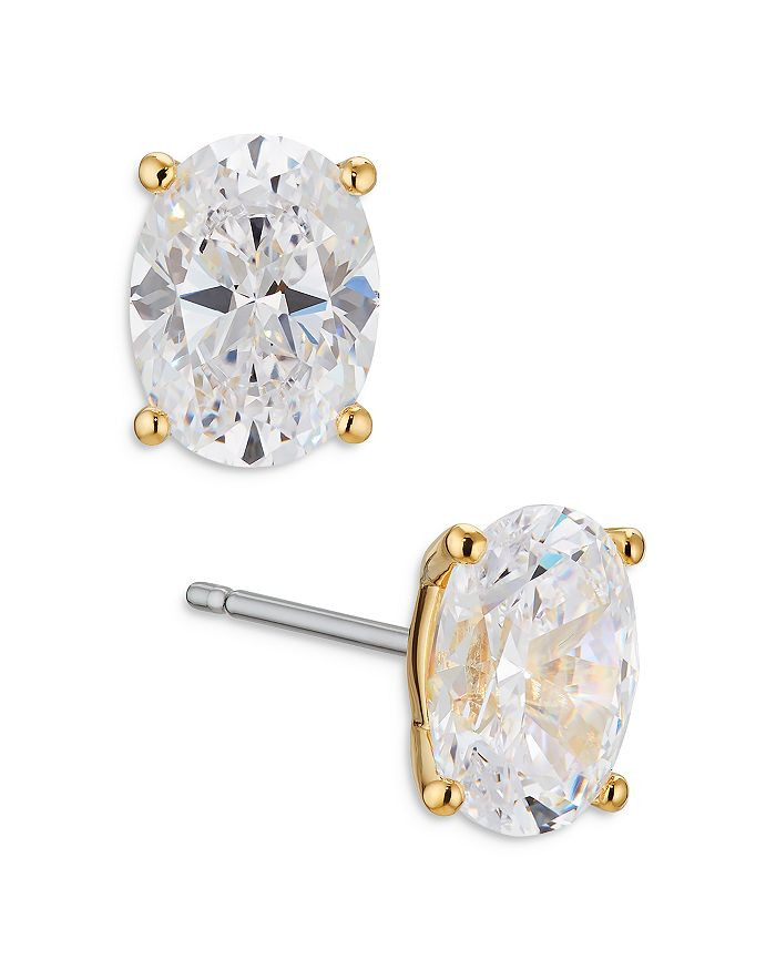 Modern Love Oval Cubic Zirconia Stud Earrings | Bloomingdale's (US)