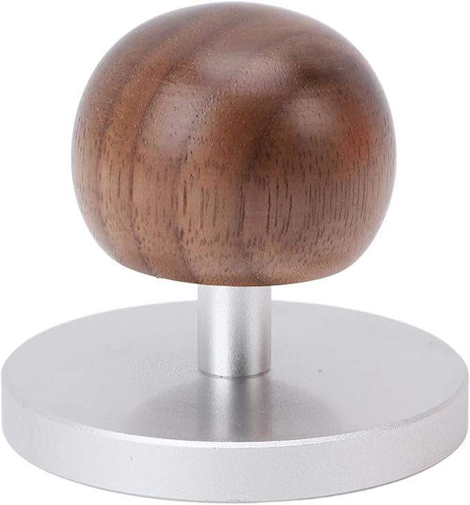 Wooden Handle Espresso Tamper, Uniform Pressing Flat Base Espresso Press Tool Coffee Tamper for H... | Amazon (US)