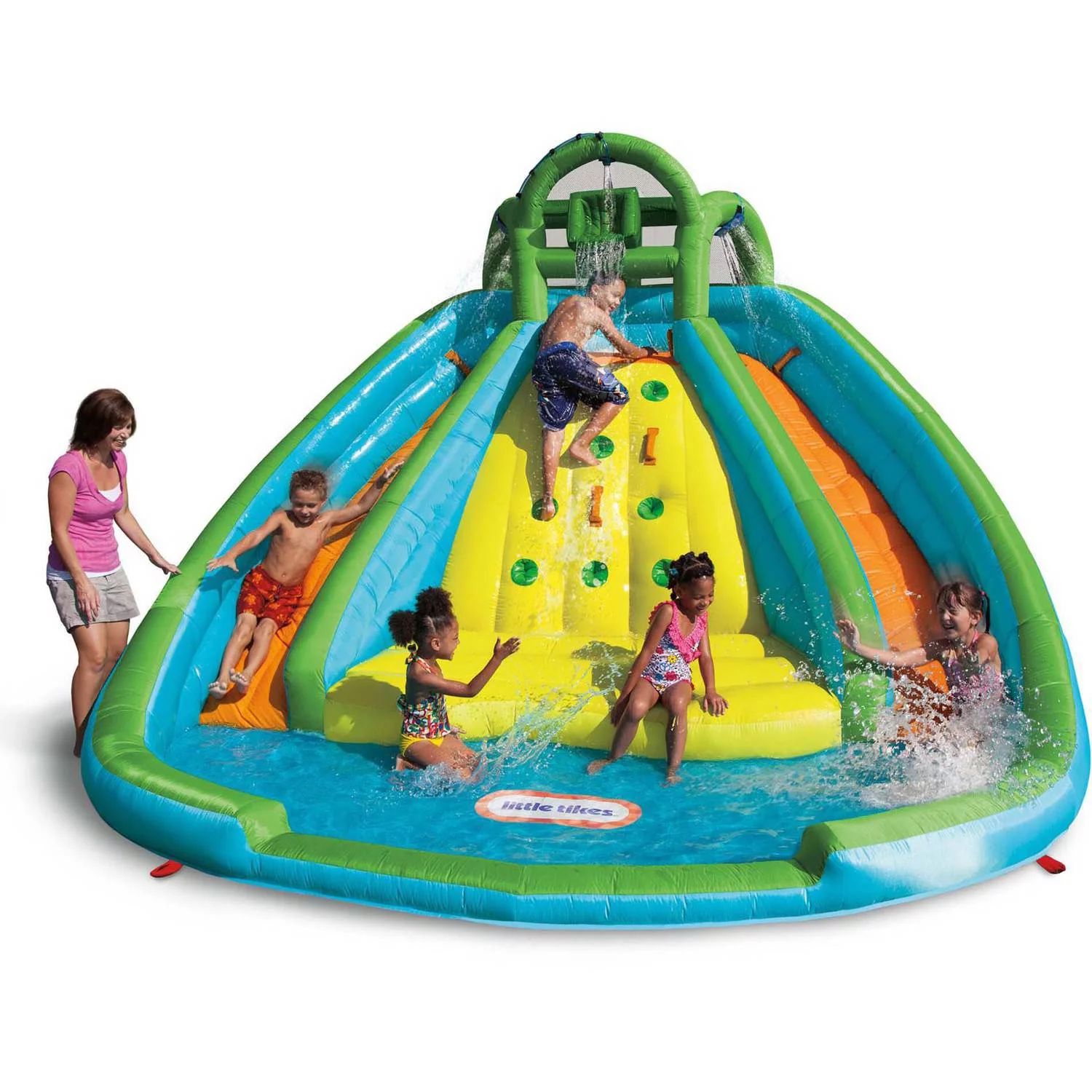 Little Tikes Rocky Mountain River Race Inflatable Water Slide | Walmart (US)