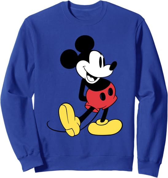 Disney Mickey Mouse Classic Pullover Sweatshirt Sweatshirt | Amazon (US)