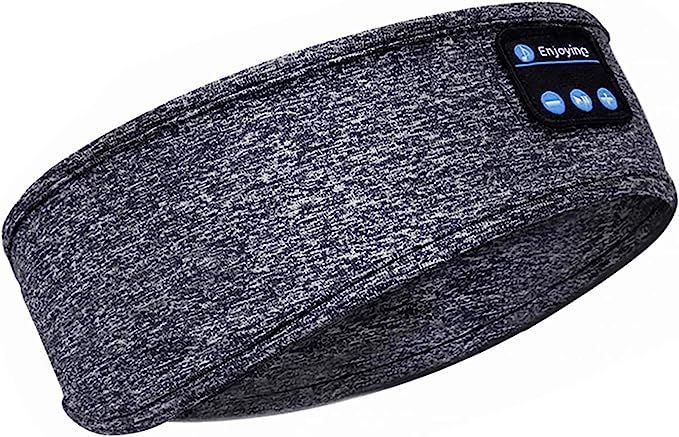 Sleep Headphones Bluetooth Headband,Upgrage Soft Sleeping Wireless Music Sport Headbands, Long Ti... | Amazon (US)