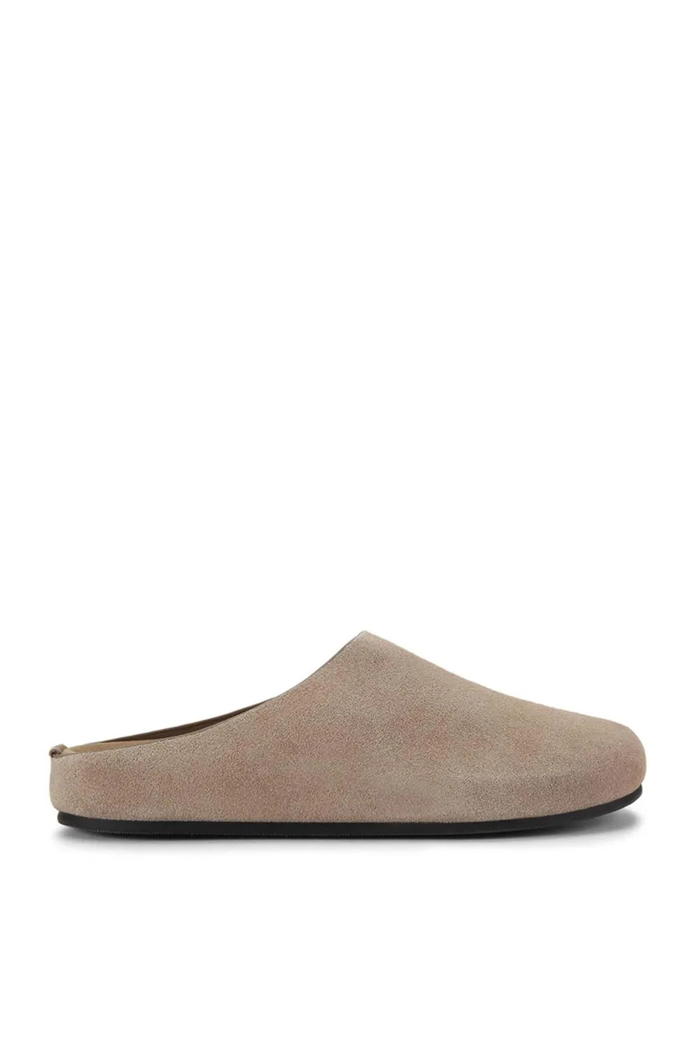 'Fern Taupe' Suede Flats | PrettyLittleThing UK