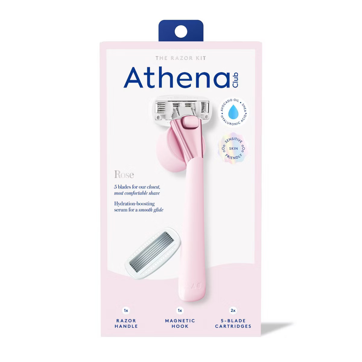 Athena Women's 5 Blade Reusable Razor Kit - Rose | Target
