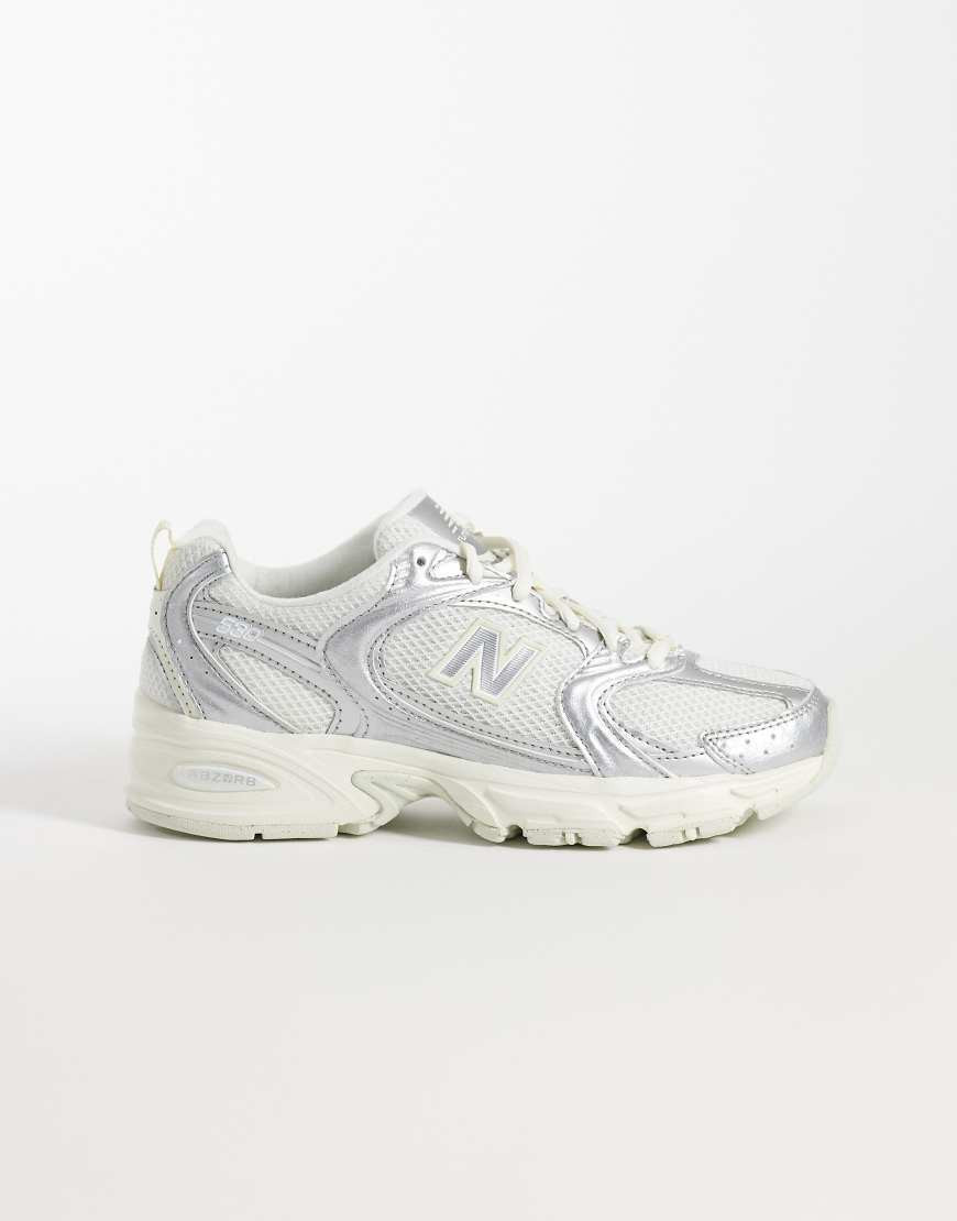 New Balance 530 trainers in silver metallic | ASOS (Global)