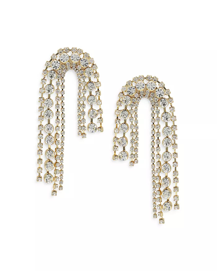 Embellished Arch Statement Earrings in 18K Gold Plate | Bloomingdale's (US)