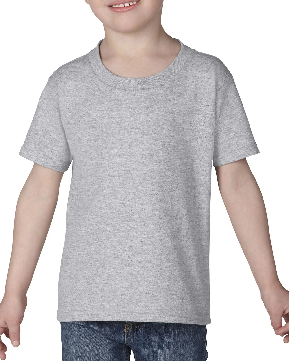 The Gildan Toddler Heavy Cotton 53 oz T-Shirt - SPORT GREY - 6T | Walmart (US)