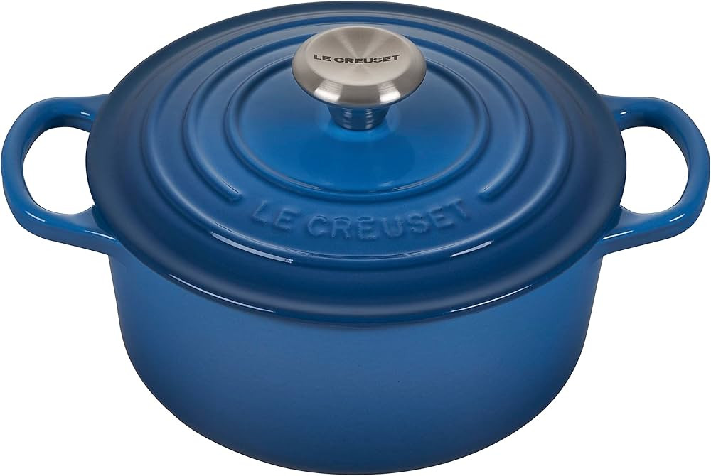 Le Creuset Enameled Cast Iron Signature Round Dutch Oven, 2 qt., Marseille | Amazon (US)
