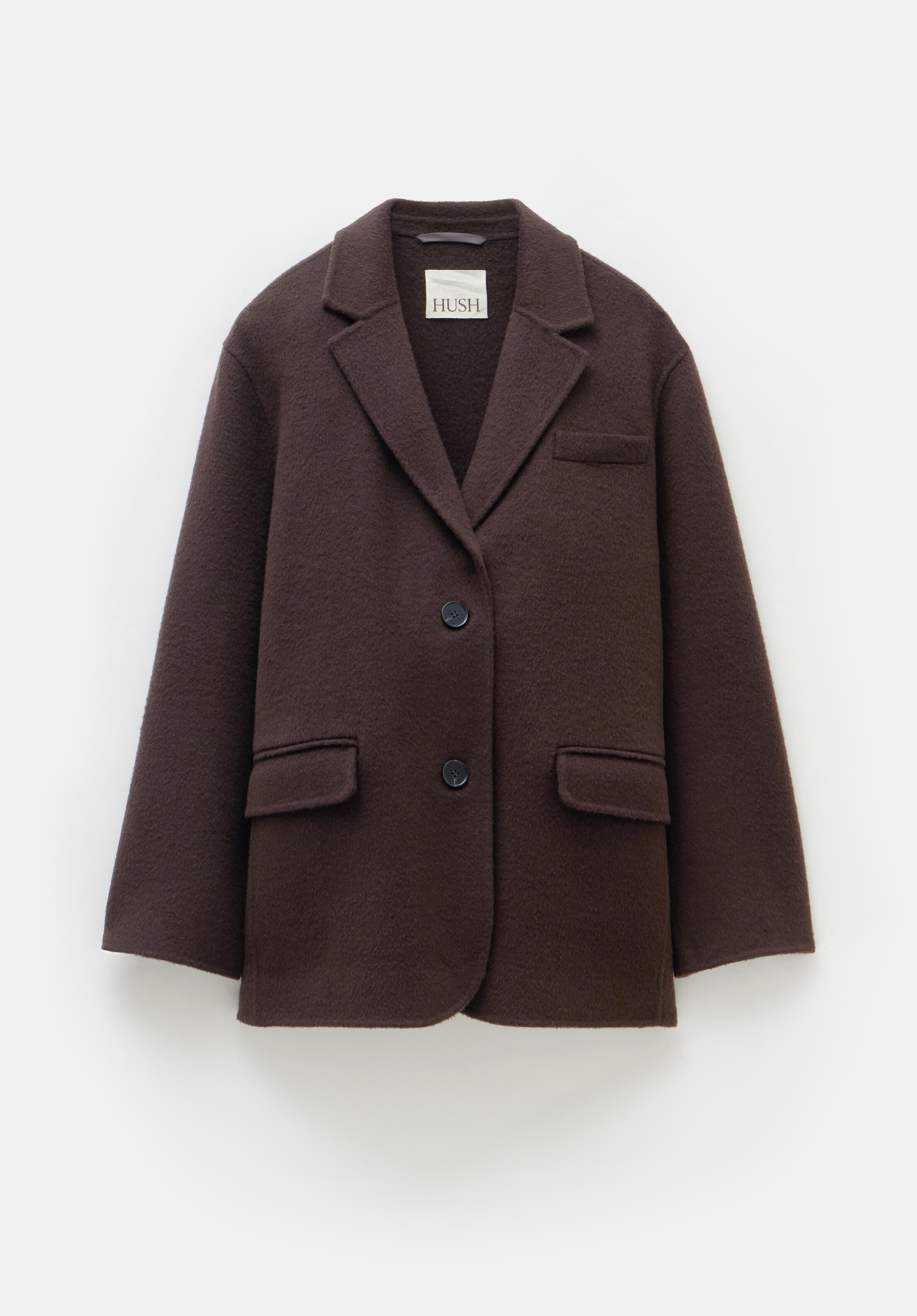 Pure Wool Double Faced Blazer | Hush UK