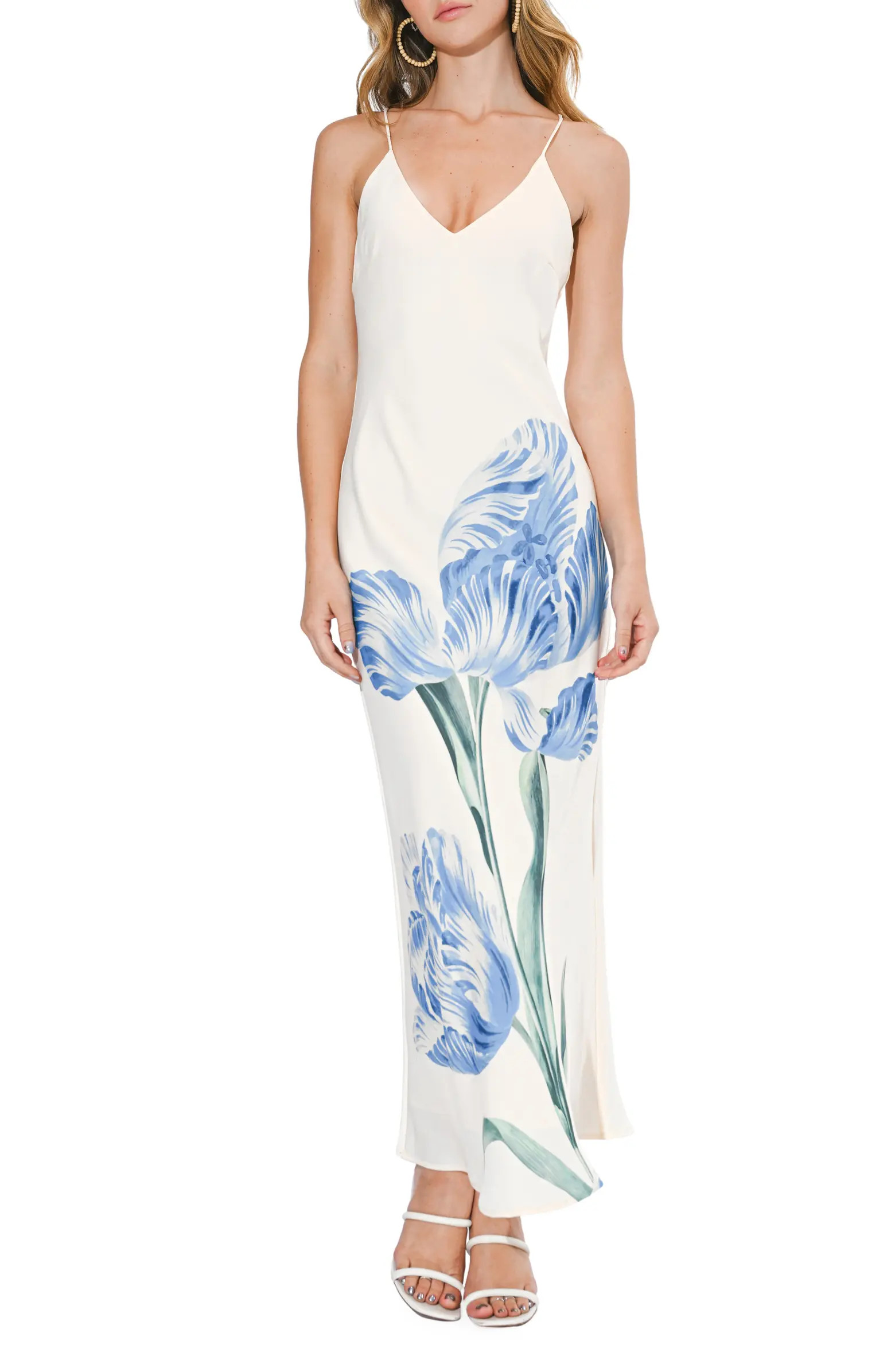 Corinne Floral Print Slipdress | Nordstrom